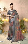 Rency By Vallabhi Printed Designer Brasso Sarees Wholesale Price In Surat
